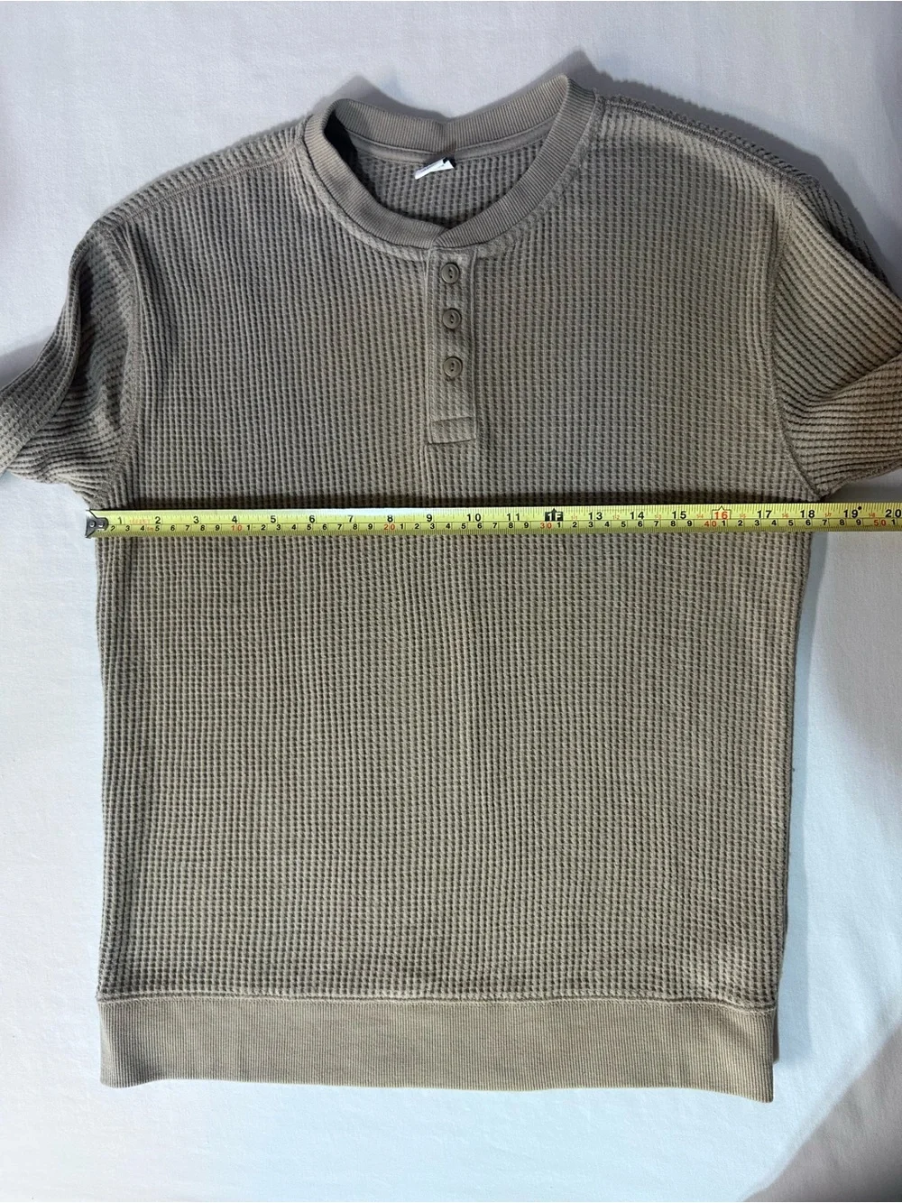 Old Navy Long-Sleeve Thermal-Knit Henley T-Shirt for Boys XL
